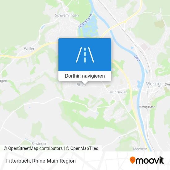 Fitterbach Karte