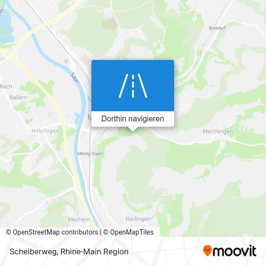 Scheiberweg Karte