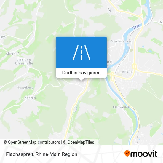Flachsspreit Karte