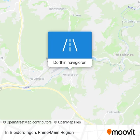 In Bleiderdingen Karte