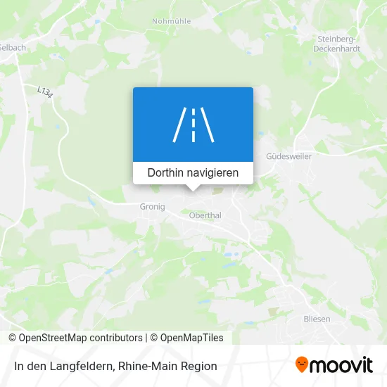 In den Langfeldern Karte