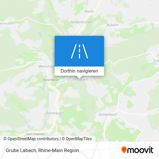 Grube Labach Karte
