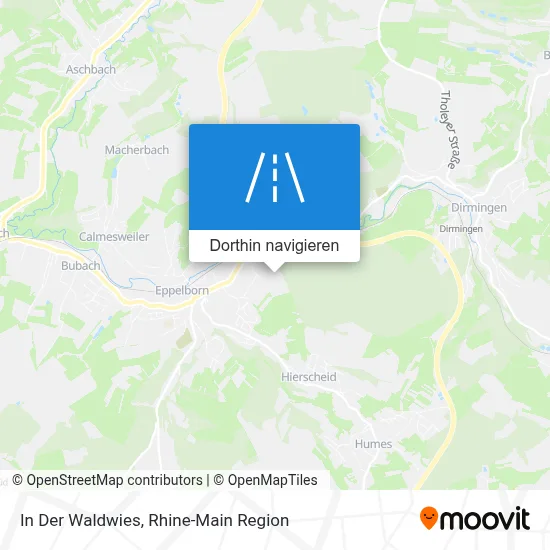 In Der Waldwies Karte