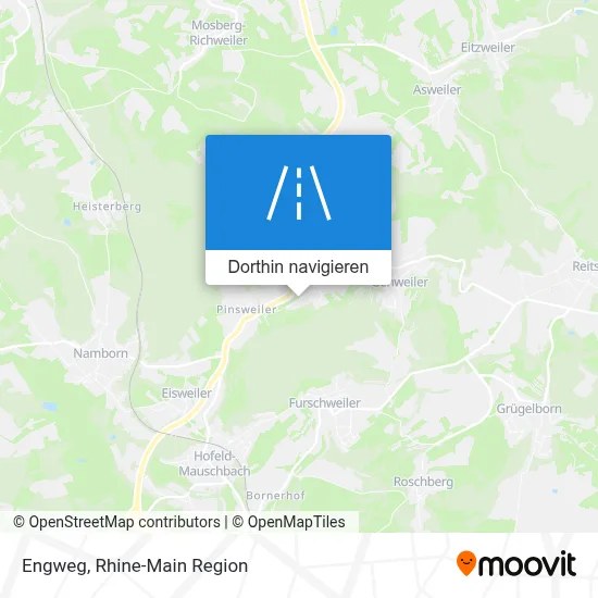 Engweg Karte