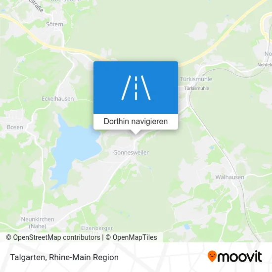 Talgarten Karte