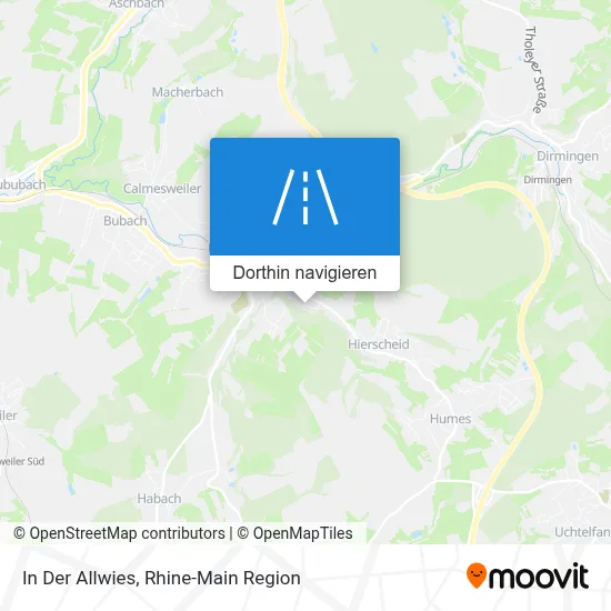 In Der Allwies Karte