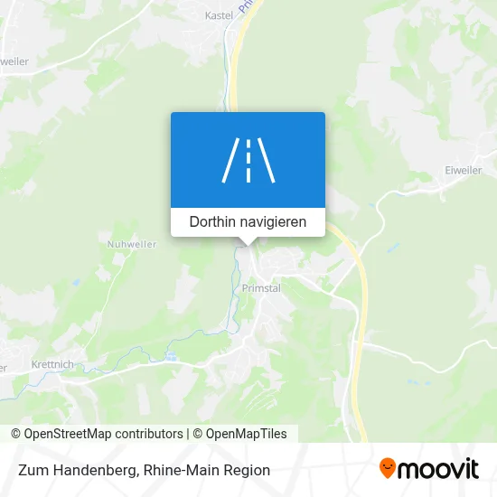 Zum Handenberg Karte
