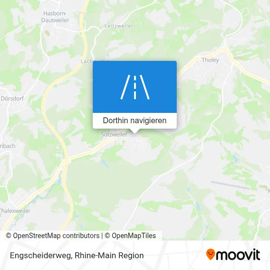 Engscheiderweg Karte