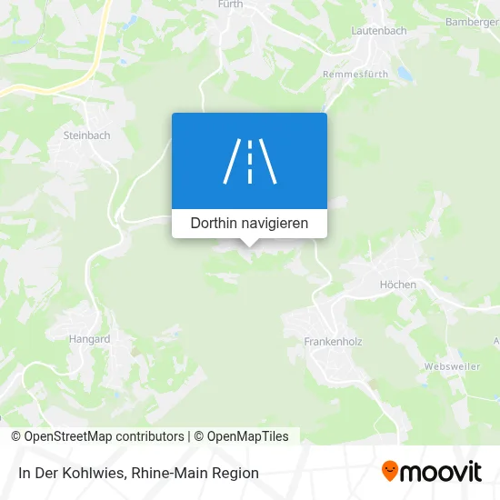 In Der Kohlwies Karte