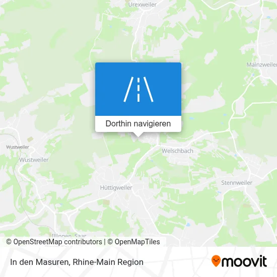 In den Masuren Karte