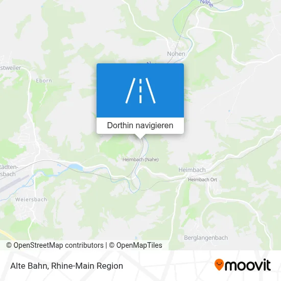 Alte Bahn Karte