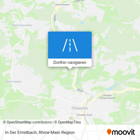 In Der Ernstbach Karte