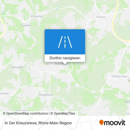 In Der Kreuzwiese Karte