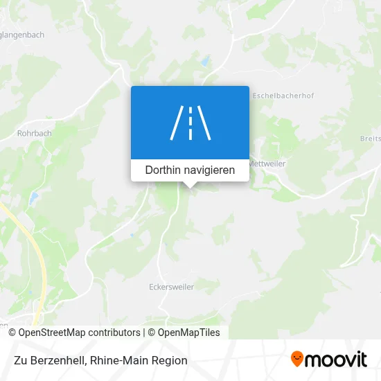 Zu Berzenhell Karte