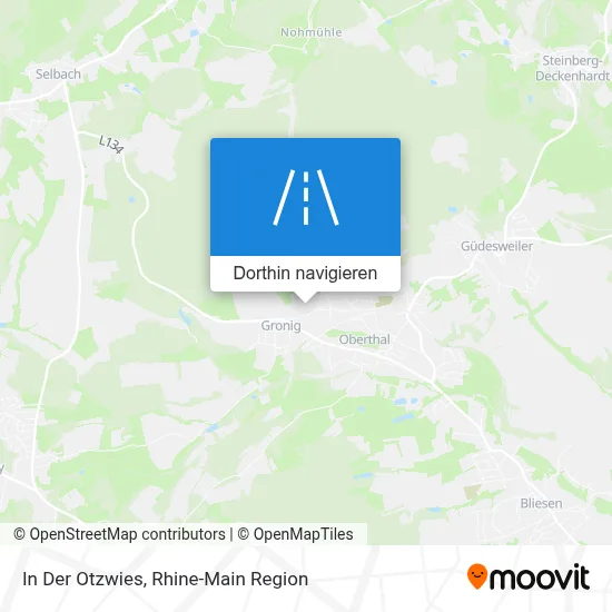 In Der Otzwies Karte