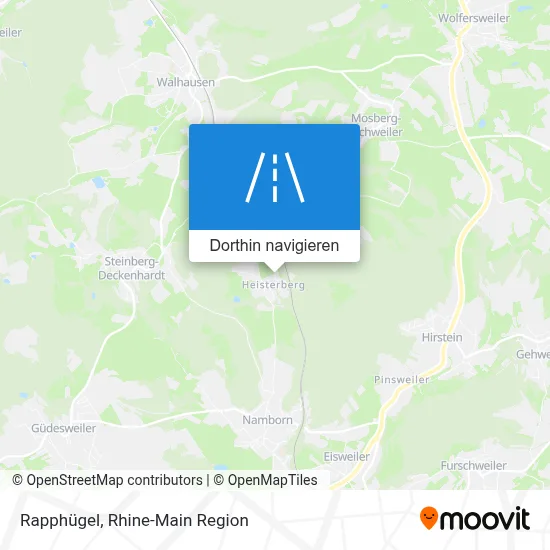 Rapphügel Karte