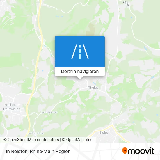 In Reisten Karte