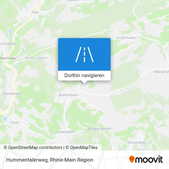Hummentalerweg Karte