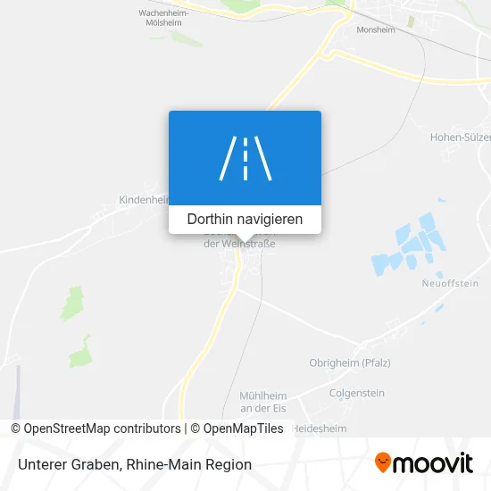 Unterer Graben Karte