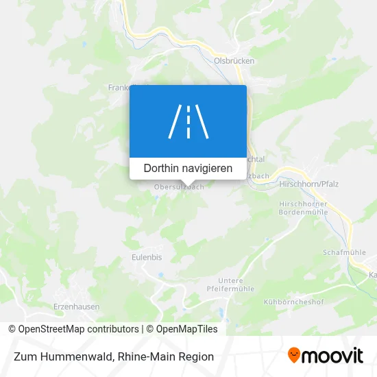 Zum Hummenwald Karte