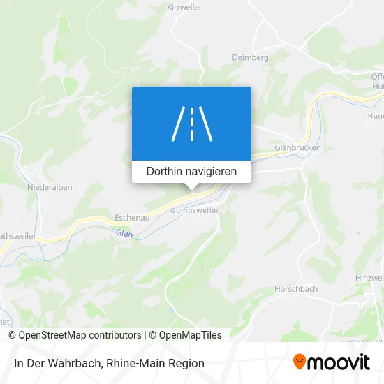 In Der Wahrbach Karte