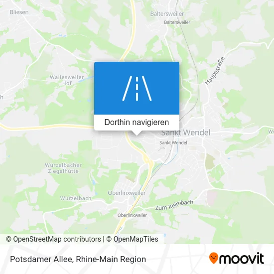 Potsdamer Allee Karte