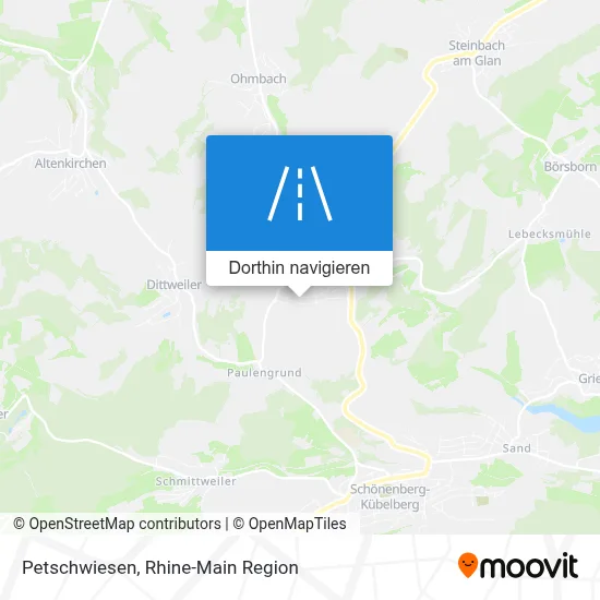 Petschwiesen Karte