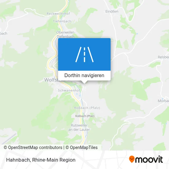 Hahnbach Karte