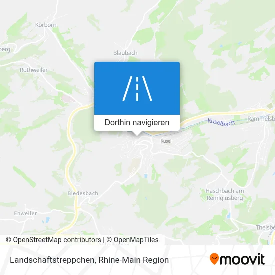 Landschaftstreppchen Karte