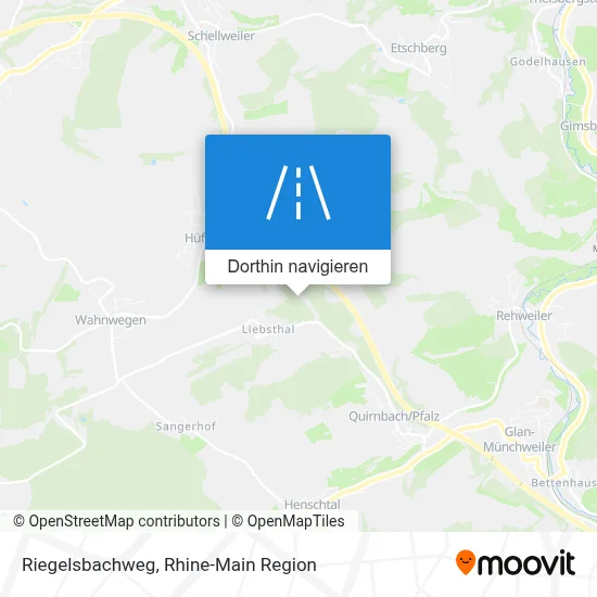Riegelsbachweg Karte