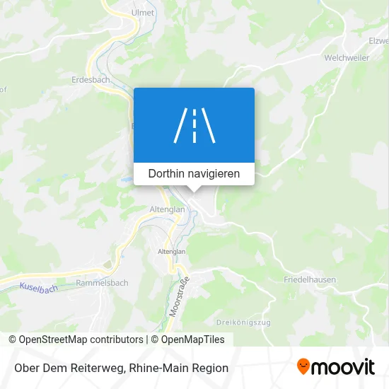 Ober Dem Reiterweg Karte