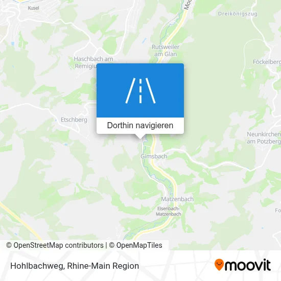 Hohlbachweg Karte
