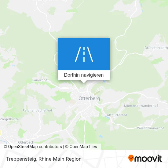 Treppensteig Karte