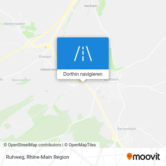 Ruhweg Karte