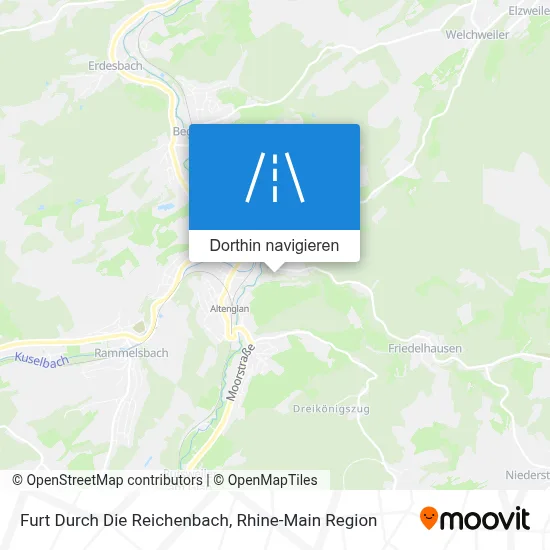 Furt Durch Die Reichenbach Karte