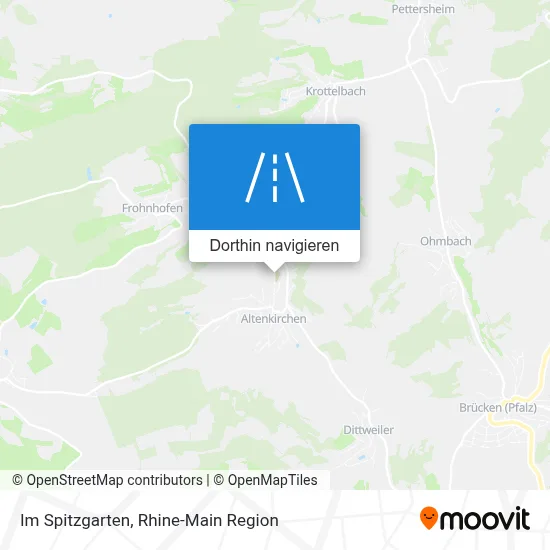 Im Spitzgarten Karte