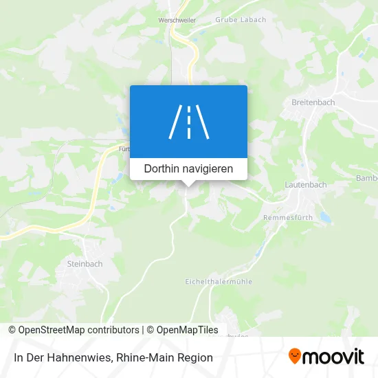 In Der Hahnenwies Karte