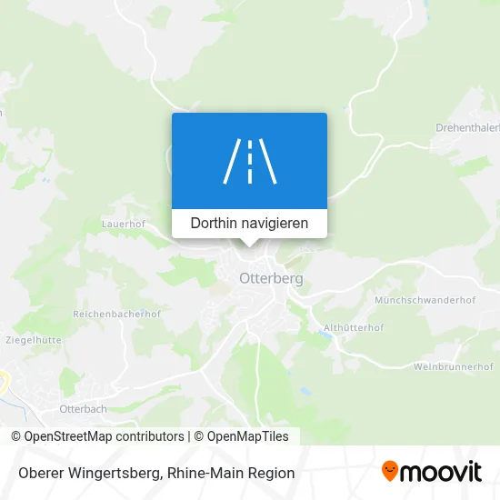 Oberer Wingertsberg Karte