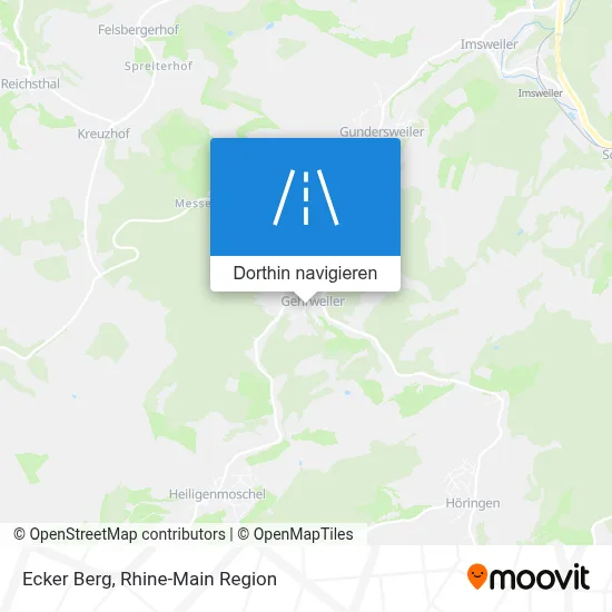 Ecker Berg Karte