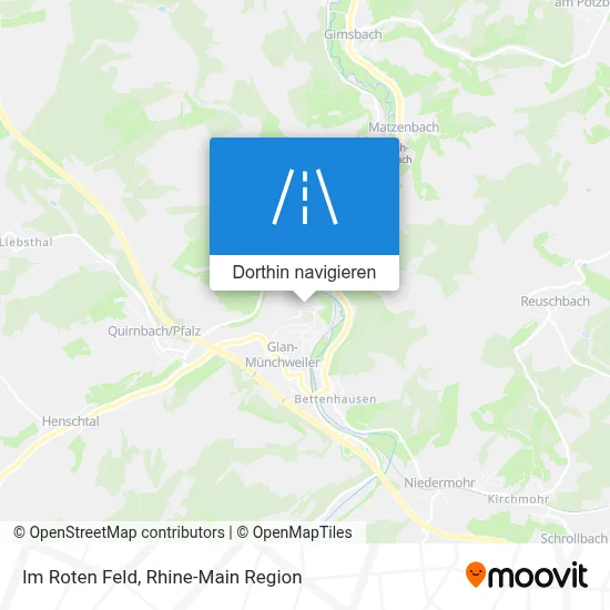 Im Roten Feld Karte