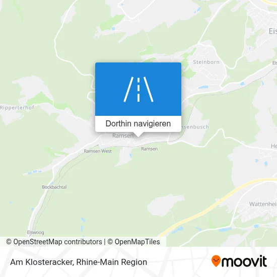 Am Klosteracker Karte