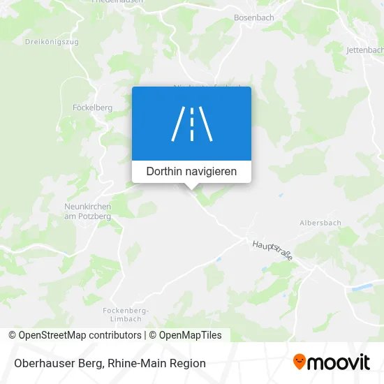 Oberhauser Berg Karte