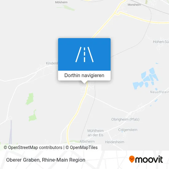 Oberer Graben Karte