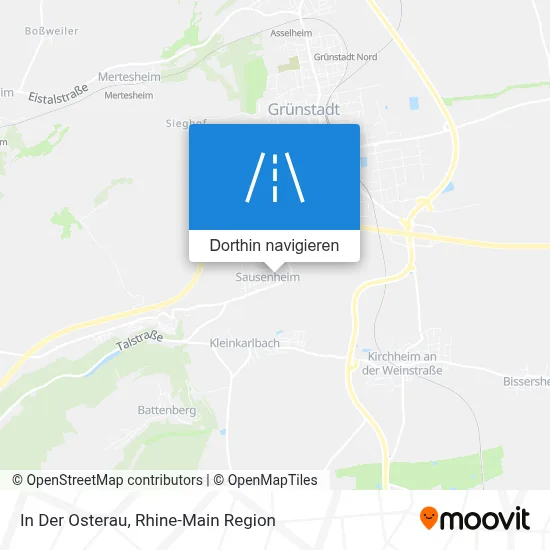 In Der Osterau Karte