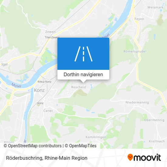 Röderbuschring Karte