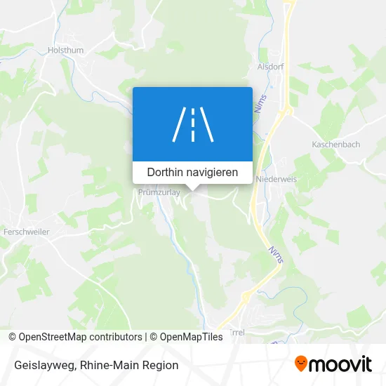 Geislayweg Karte