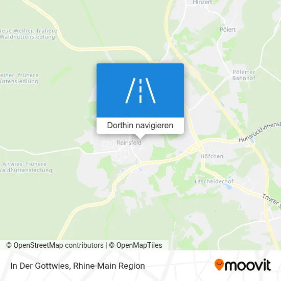 In Der Gottwies Karte