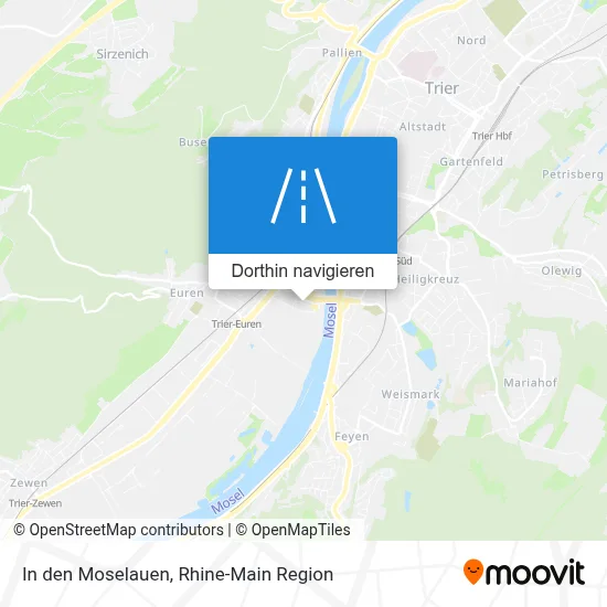 In den Moselauen Karte