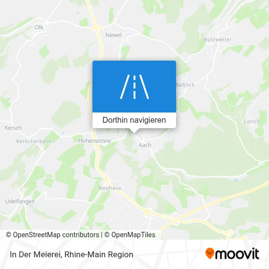 In Der Meierei Karte