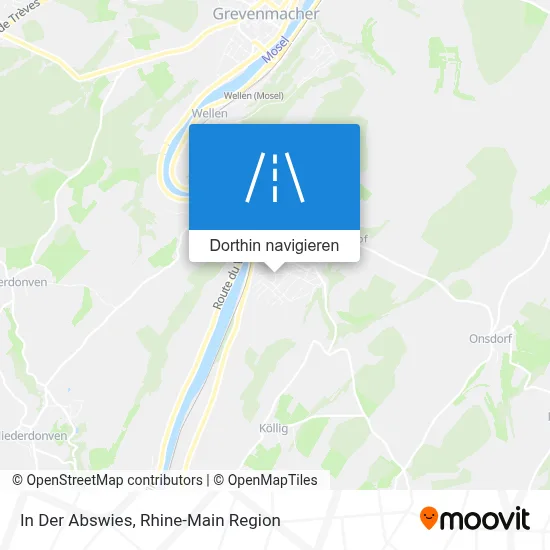 In Der Abswies Karte